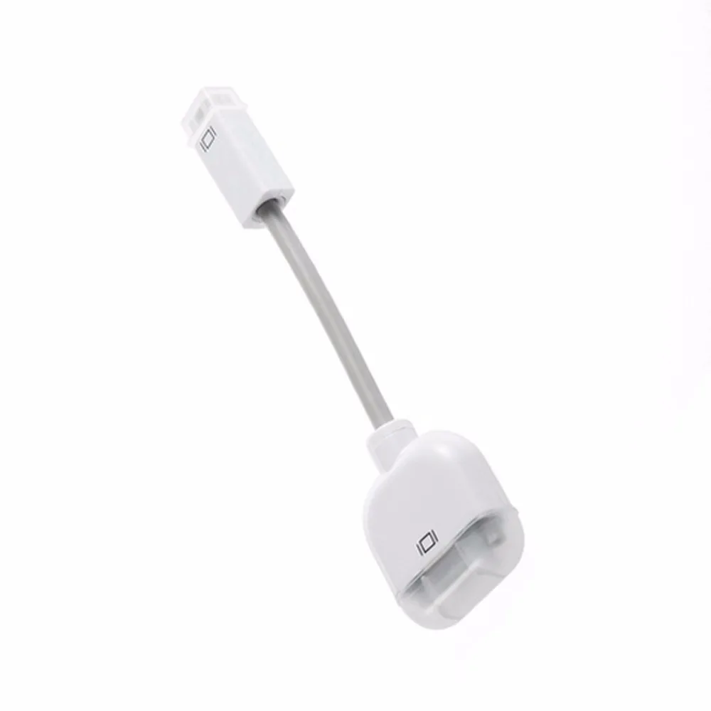 Mini DVI VGA адаптер Male Женский монитор видео кабель для Apple MacBook Белый новейший|Кабели