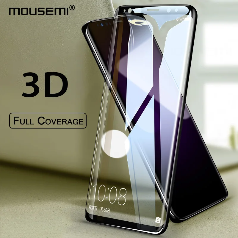 Mousmi для Samsung Galaxy S8 Plus Note 8 9 S9 защита экрана полное покрытие 3D изогнутое закаленное