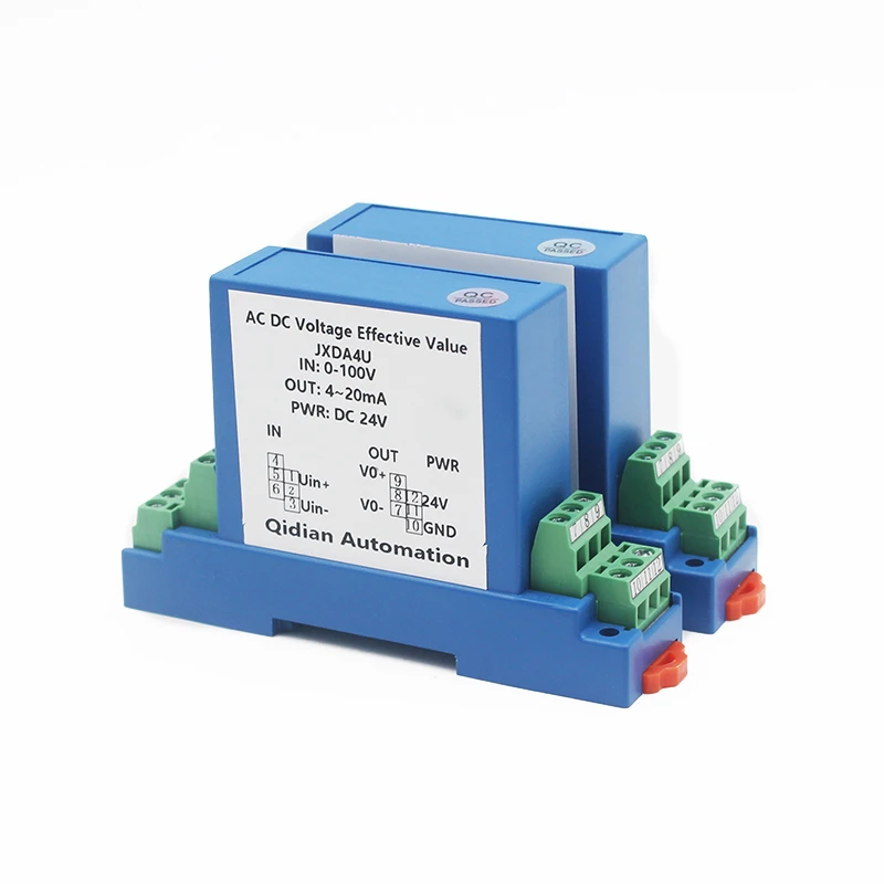 DC Voltage Transducer Voltage Sensor Transmitter Transformer Input 0-250V DC Output 4-20mA DC DC Voltage Transducer Voltage Sensor Transmitter Transformer Input 0-250V DC Output 4-20mA DC