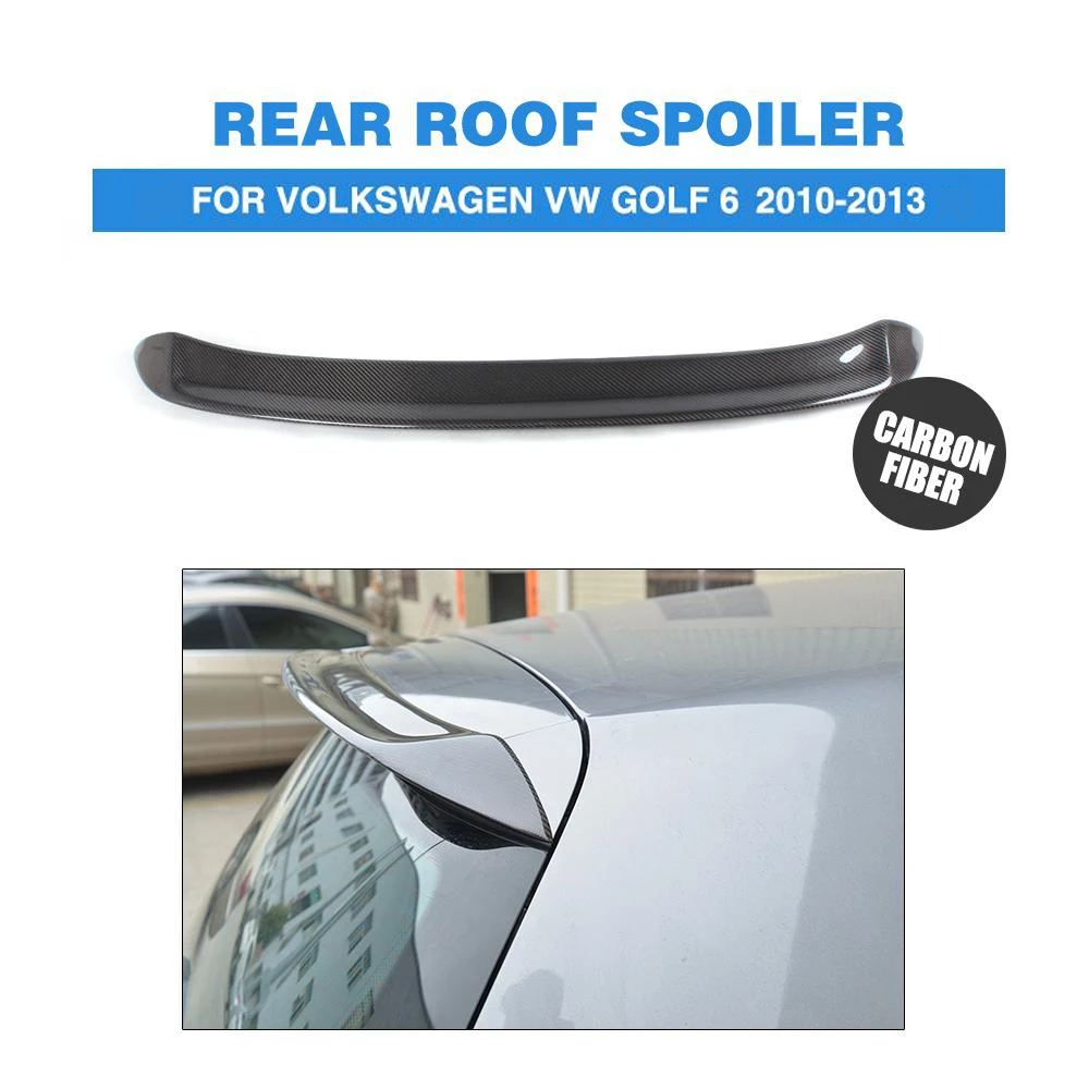 MK6 Carbon Fiber O Style Rear Roof Spoiler Wing for Volkswagen VW Golf 6 VI MK6 Standard GTI R20 2010 2011 2012 2013 MK6 Carbon Fiber O Style Rear Roof Spoiler Wing for Volkswagen VW Golf 6 VI MK6 Standard GTI R20 2010 2011 2012 2013