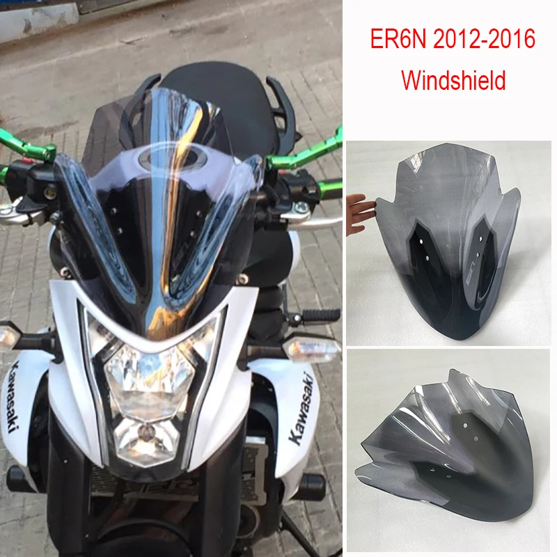 ER6N ER 6N 2012 2013 2014 2015 2016 мотоцикл Скутер лобовое стекло дефлекторы для Kawasaki 12 13 14 15