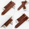 MAIKES Watch Accessories Cow Leather Strap Watch Bracelet Brown Vintage Watch band 20mm 22mm 24mm Watchband For Fossil Watch ► Photo 2/6
