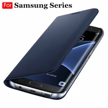 Чехол для Samsung Galaxy S10 A30 A50 M10 M20 J4 J6 S9 S8 плюс S7 S6 край A6 A8 A9 A7 Кожаные чехлы-кошельки с отделениями для карт и держателем