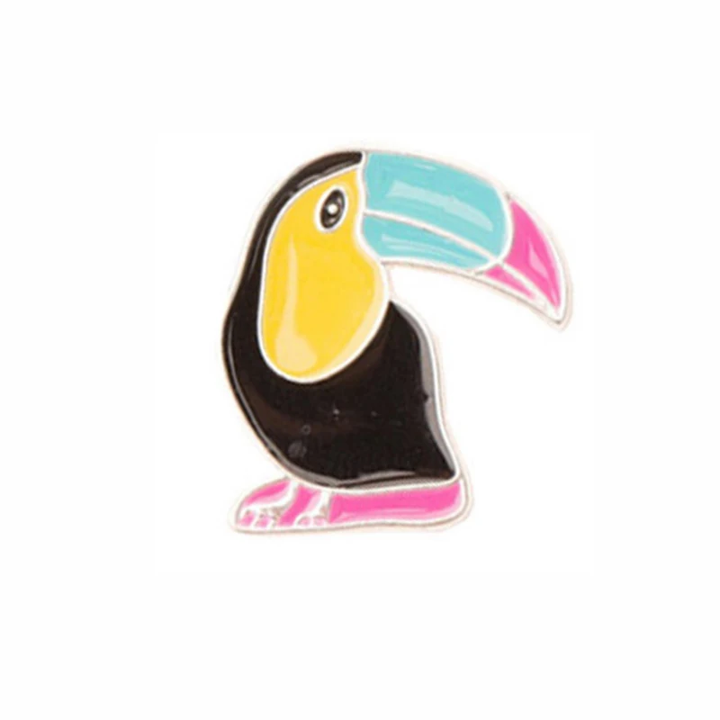 1 шт. металлическая джинсовая куртка в виде фламинго радуги сердца|badges for clothes|button