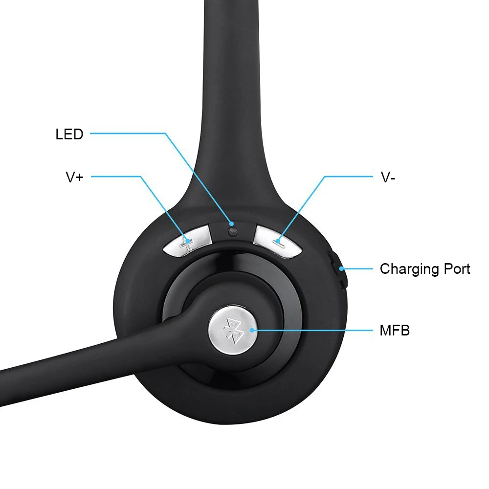 M6 громкой связи Bluetooth гарнитура микрофон наушники/Headwearing Беспроводной/Беспроводной наушники