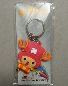 

New 30 pcs Wholesale Mix ONE PIECE Cartoon PVC Key Chain For Best Gift H-3