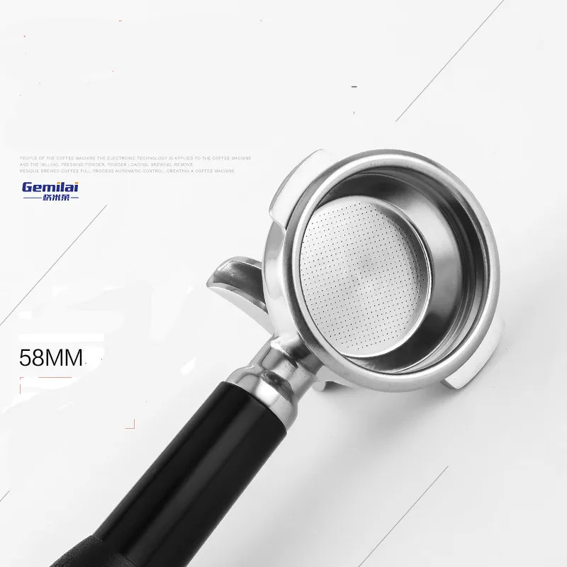 58mm original 304 completo de acero inoxidable Cafetera de Goteo comercial  mango (Portafiltro)|steel mate|steel polesteel ruler - AliExpress