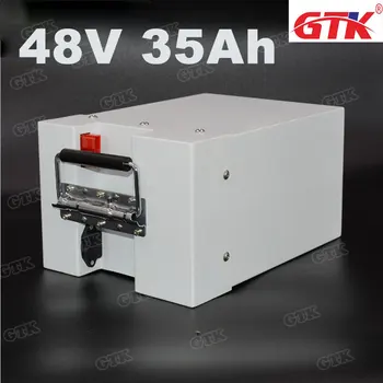 

Brand 48v 35Ah lithium battery with bluetooth communication BMS 50A for Pedal electric motorcycle forklift golf car +3A Charger