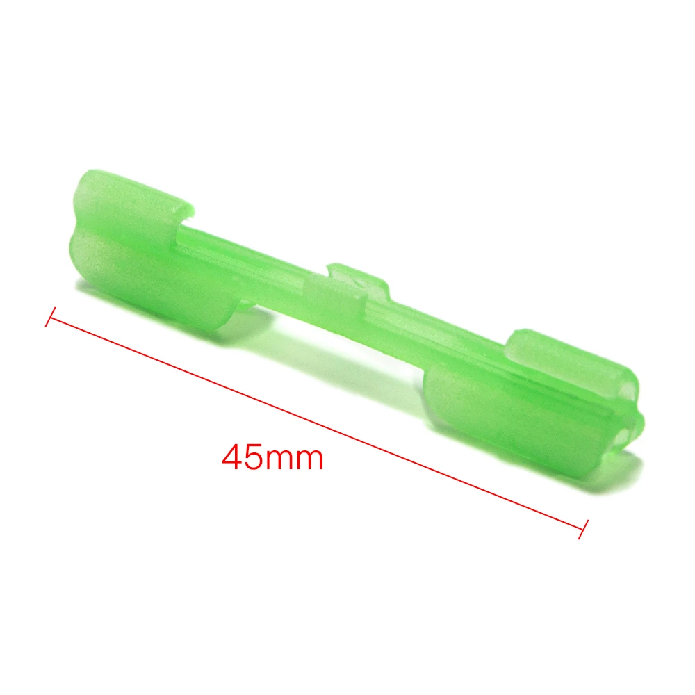 

LIXADA 10pcs Night Fishing Rod Tip Light Holder Luminous effect Fishing Tackle Accessory Lure Light stick Clip Card holder