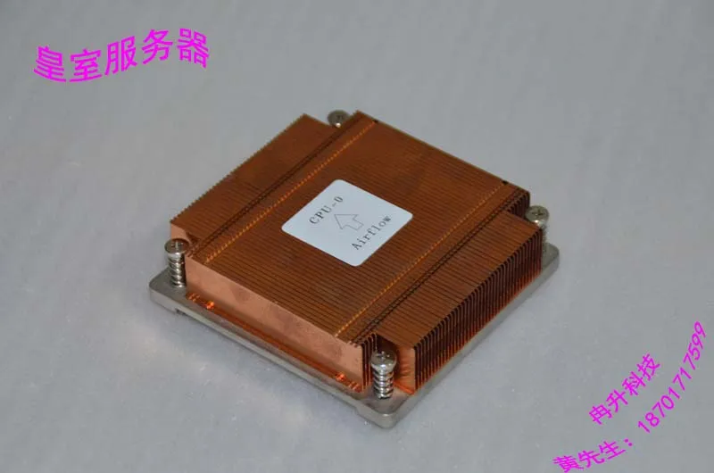 FOR DELL heatsink 1366 X58 C1100 CS24 TY Server 1U copper