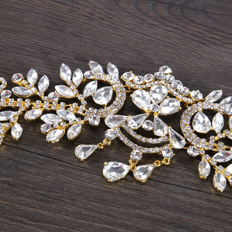  Top Coração-em forma de Cor Prata de Strass Casamento de Cristal Tiara de Noiva Acessórios Para o Cabelo Partido Jóias Presente (8)