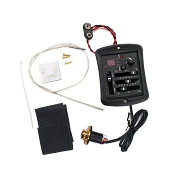 

New 4-Band Eq Equalizer Acoustic Guitar Preamp Piezo Pickup