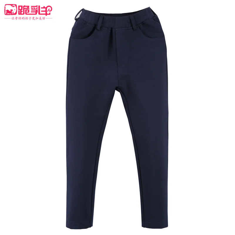 

Children's School Uniforms Bottoms Girls & Boys Long Pants Children New Spring &Autumn Trousers Casual Thicken
