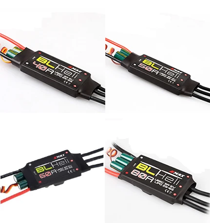 1 PCS EMAX BLHeli Series 40A 50A 60A 80A with UBEC Electronic Speed Controller for