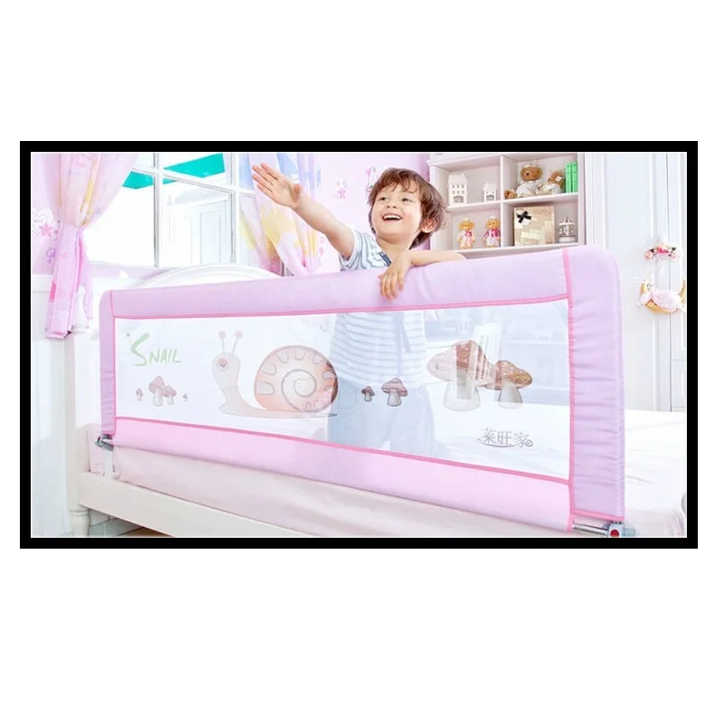 

Height adjusted Alloy Button Foldable Baby Bed Safety Rail 120*71cm