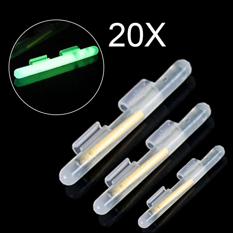 

Newly 20Pcs Multi-Color Fishing Fluorescent Lightstick Light Night Float Rod Lights Dark Glow Stick Useful Lots Drop BFE88