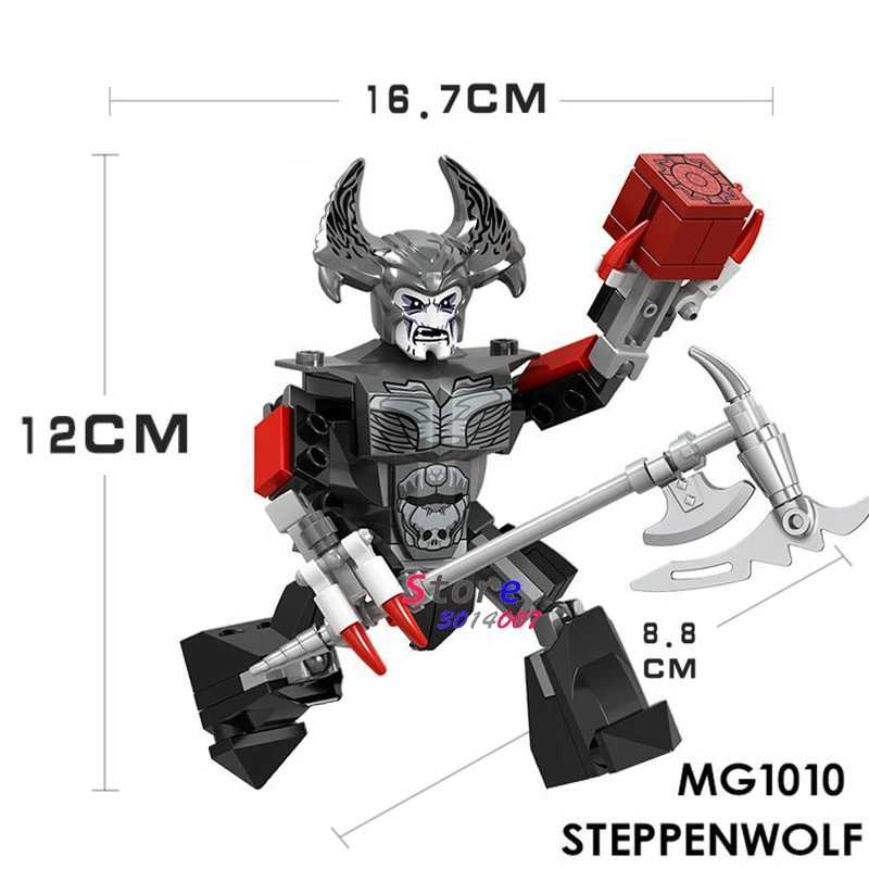 

Single Steppenwolf Woderwoman War Ares Diana Super Hero Woder woman model building block toys for children