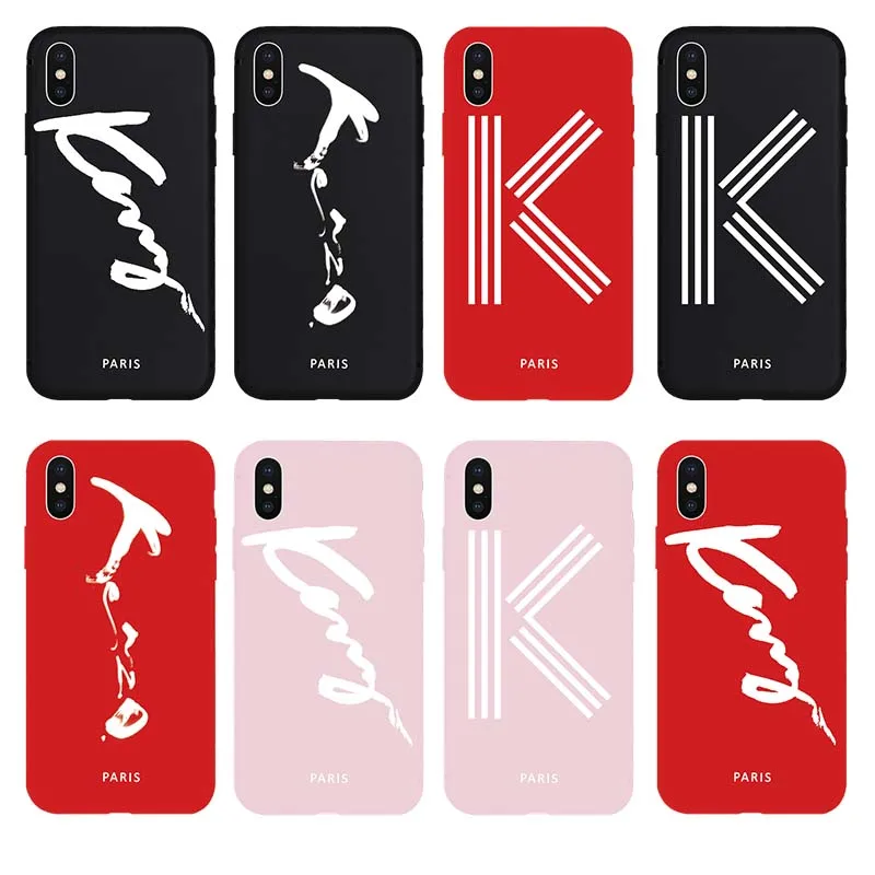 

Brand NEW Luxury K Soft Case for iPhone 7 7Plus 8 8Plus X Xs XR Xs Max 6 6s Plus 5 5s SE Phone Cover Coque Fundas Shell Hull Cap