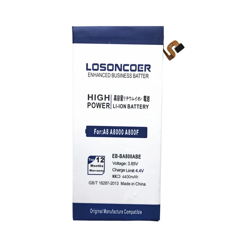 LOSONCOER 4400 мАч EB-BA800ABE батарея для samsung GALAXY A8 A8000 A800F A800S A800YZ батарея+ Подарочные инструменты