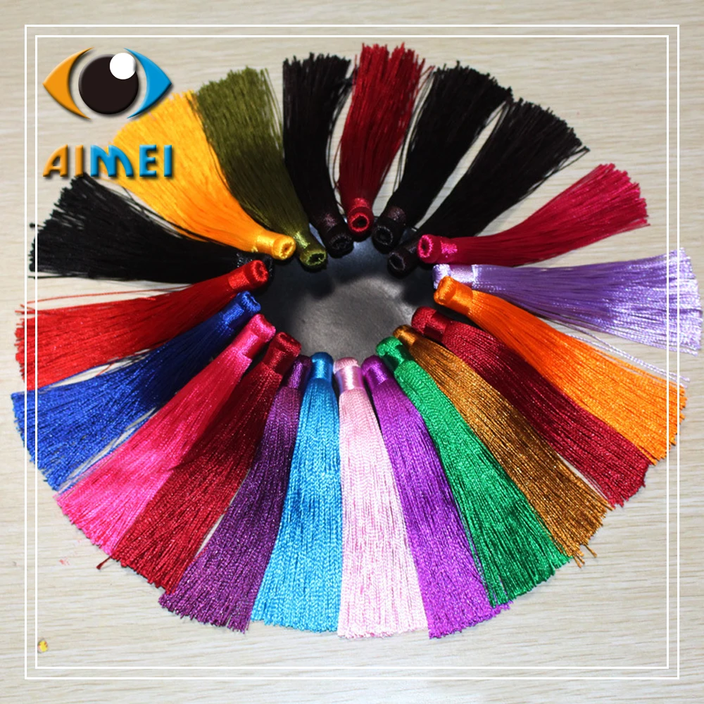 

DIY car hanging fringed tassel and tassel fringe trim 12cm Chinese knot suspending spike