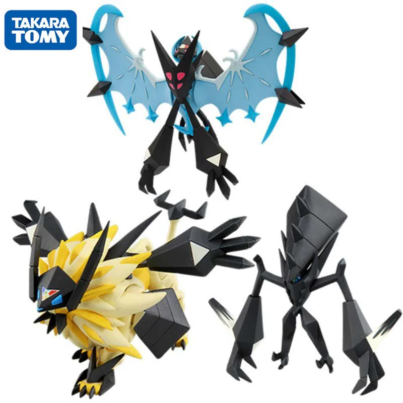 Экшн фигурки TAKARA TOMY Sun and Moon Solgaleo Lunala Necrozma коллекция моделей Аниме подарки игрушки