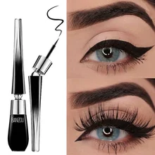Черная жидкая подводка для глаз Карандаш Макияж набор длительный натуральный водонепроницаемый быстросохнущая подводка для глаз карандаш косметика
