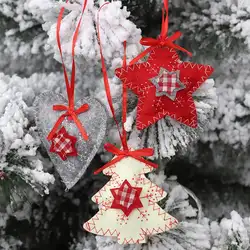 Мини Рождественская елка подвески, подвесные украшения Desktop украшения Прекрасный Рождественская елка милые вечерние Декор новогодние