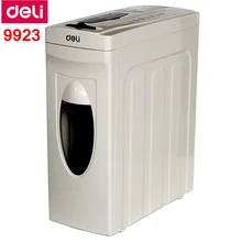 Deli 9923 машина для измельчения бумаги 11L объем 220-230VAC/50 Гц 120 Вт 4x28 мм Скрап 3 минуты coutinue shred CD карты Шредер