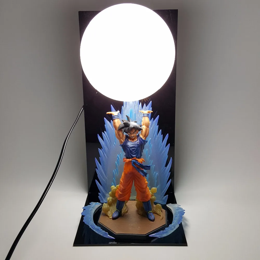 Dragon Ball Сон Гоку дух бомбы настольная лампа Luminaria Светодиодные ночники Dragon Ball Номер Декоративные освещения праздничные подарки