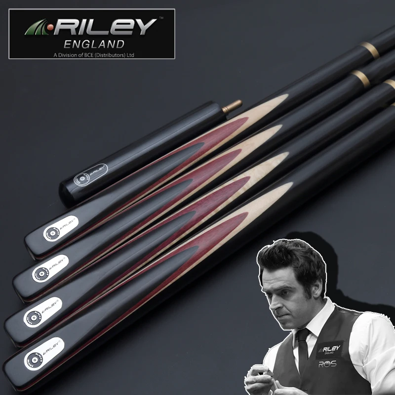 

Original RILEY High-end Excellent Handmade 3/4 Piece Snooker Cue Kit with Good Case with Extension 9.8mm Billiard Snooker Stick