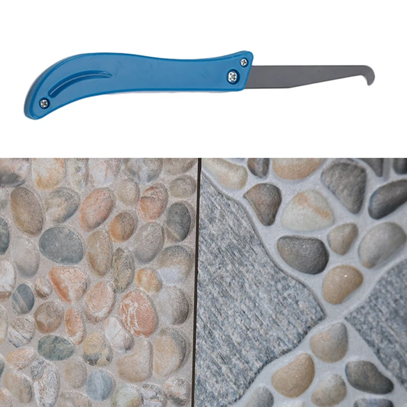 

Ceramic Tile Gap Repair Tool Hook Knife Professional Cleaning and Removal of Old Grout Hand Decoration Tool