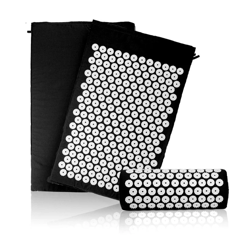 Acupressure Mat Pillow Set Massage Yoga Mat For Natural Relief of