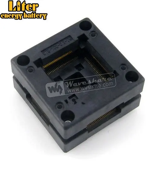QFP100 TQFP100 LQFP100 PQFP100 OTQ-100-0.5-09 Enplas QFP IC тестовая сгорающая розетка 0 5 мм Шаг Body размер