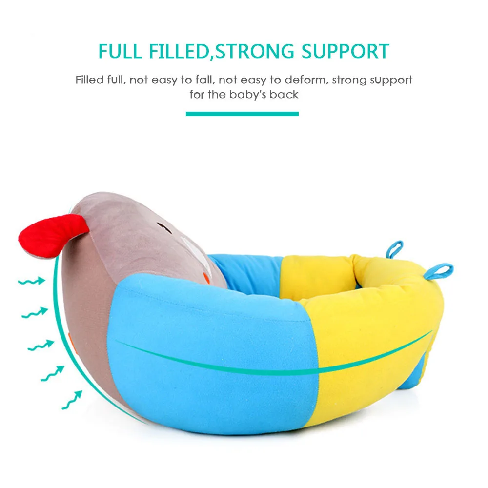 Assento do Bebê Cadeira de Alimentação Portátil de Pelúcia para Crianças Brinquedo do Bebê Brinquedo de Pelúcia para Crianças Infantil Aprendizagem Sentado Assento Sofá Cadeira 5 Cheap Travesseiro