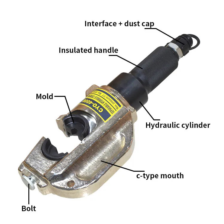 1 шт. 13 т гидравлические щипцы CYO-400B портативные линии давления гидравлические Щипцы Обжимные головки 16-400мм2 Гидравлические инструменты