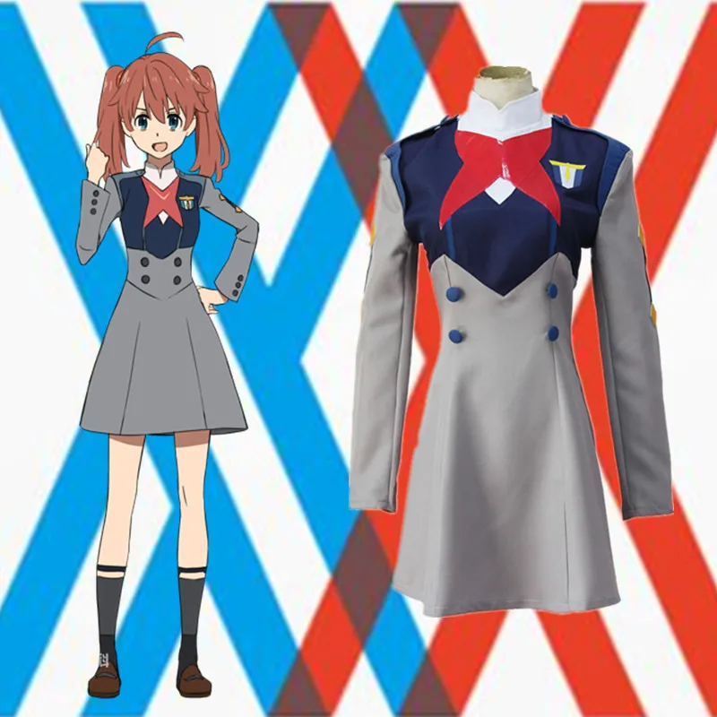 2019 аниме Дарлинг в FRANXX Cos Хиро ICHIGO Zero два Мику KOKORO школьная форма косплэй костюм наборы для ухода за кожей костюм на Хэллоуин наряд