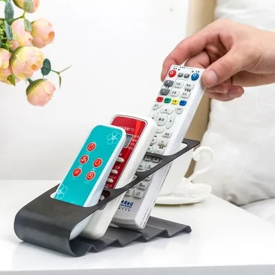 

Creative four grid remote control receiving box storage box mobile phone rack iron style 19*7*10.5cm free shipping