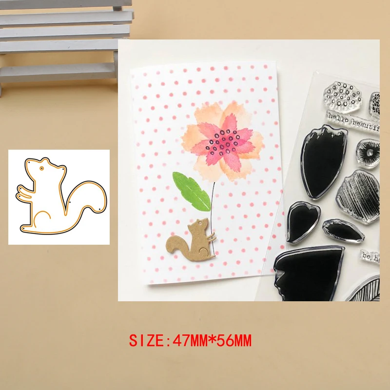 

Squirrel Bunny hedgehog Metal Cutting Dies Craft Album Dies Scrapbooking New 2019 Dies Cut Embossing Stencils Paper Cards Making