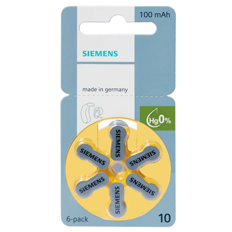 6 x Hearing Aid Batteries A10 10A ZA10 10 PR70battery a10hearing aid batteries a10battery a
