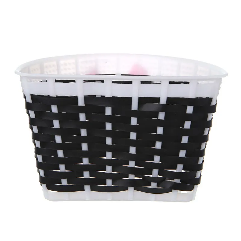 Top 2019 Lovely Chird Girl Gifts Bicycle Scooter Basket Children Bike Plastic Knitted Bow Knot Front Handmade Bag Sport Accessory 3 Top 2019 Lovely Chird Girl Gifts Bicycle Scooter Basket Children Bike Plastic Knitted Bow Knot Front Handmade Bag Sport Accessory 3