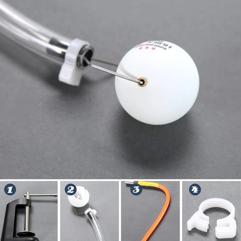 تنس طاولة التدريب روبوت الثابتة انتعاش السريع بينغبونغ الكرة آلة المدرب EDF88