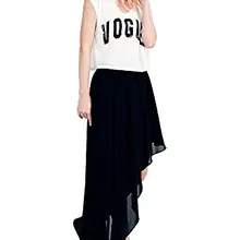 120 Цвет s настроить Женская мода Мода одноцветное Цвет шифон трюфели юбка дамы плюс Размеры 3xs-10xl длинное Юбки для женщин