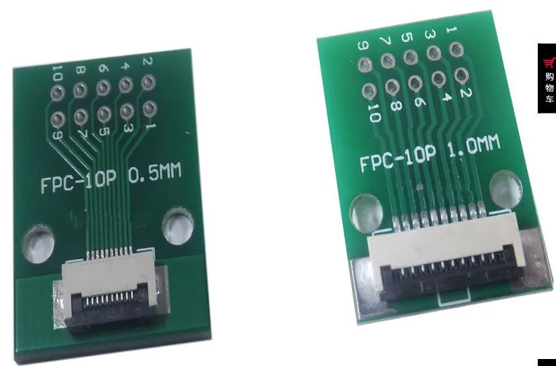 Двусторонний сварочный коннектор FFC/FPC 10 P 0 50 мм и 1 для печатной платы TFT LCD новый