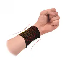 1 пара напульсников спортивный напульсник повязка на руку пот поддержка запястья бандаж обертывания защита для спортзала Волейбол Баскетбол