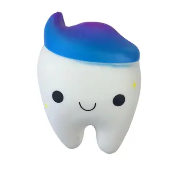 

Rainbow Tooth Slow Rising Stress Squeeze Cream Scented Toys Gifts Decoration Stress Funny Soft Press Toys wholesale