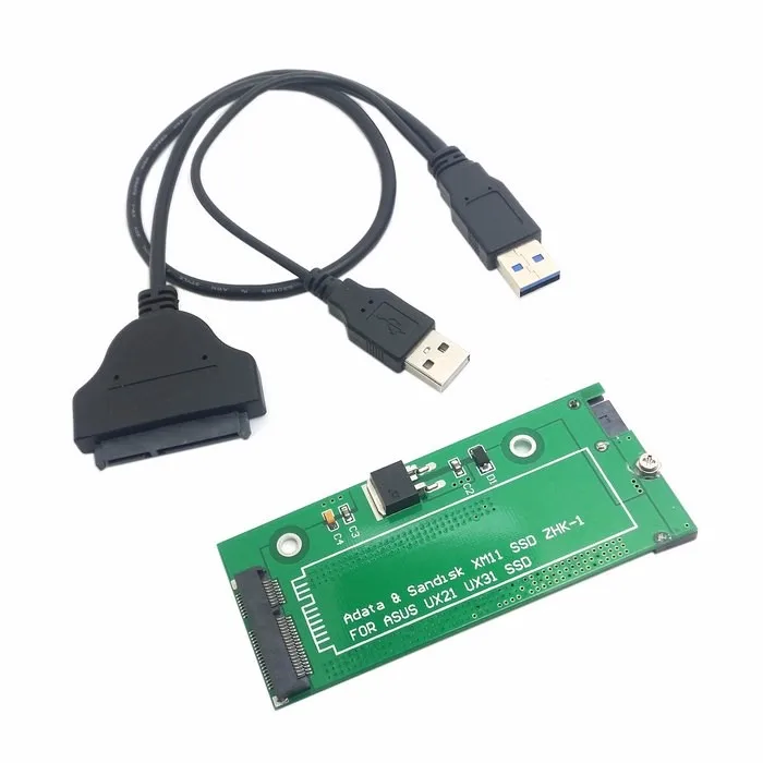 2 шт./SATA адаптер карта USB3.0 USB3.0sataCable разъем адаптера для ASUS EP121 UX21 UX31 SANDISK ADATA XM11 SSD 5