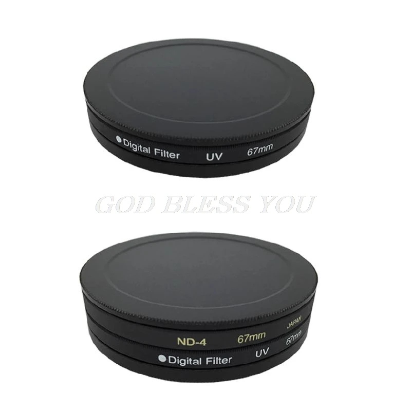 49 52 55 58 62 67 72 77 82 мм винт в объектив кепки Фильтр защитный чехол UV коробка для хранения портативный Canon Nikon камера