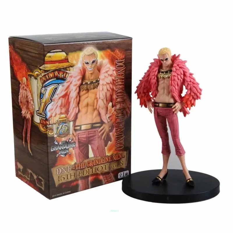 NEW 17CM One Piece Donquixote Doflamingo PVC Anime Figure Collection Toys In BOX