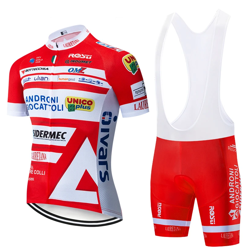 

TEAM 2019 ANDRONI CYCLING JERSEY 20D bike shorts set Ropa Ciclismo MENS summer quick dry pro BICYCLING Maillot pants clothing