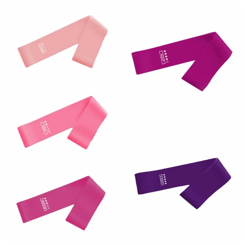 5 Grades Resistance Bands Booty Leg Exercise Elastic Rubber Band Workout Fitness Gym Rubber Loops Latex Yoga Gym Strength Traini